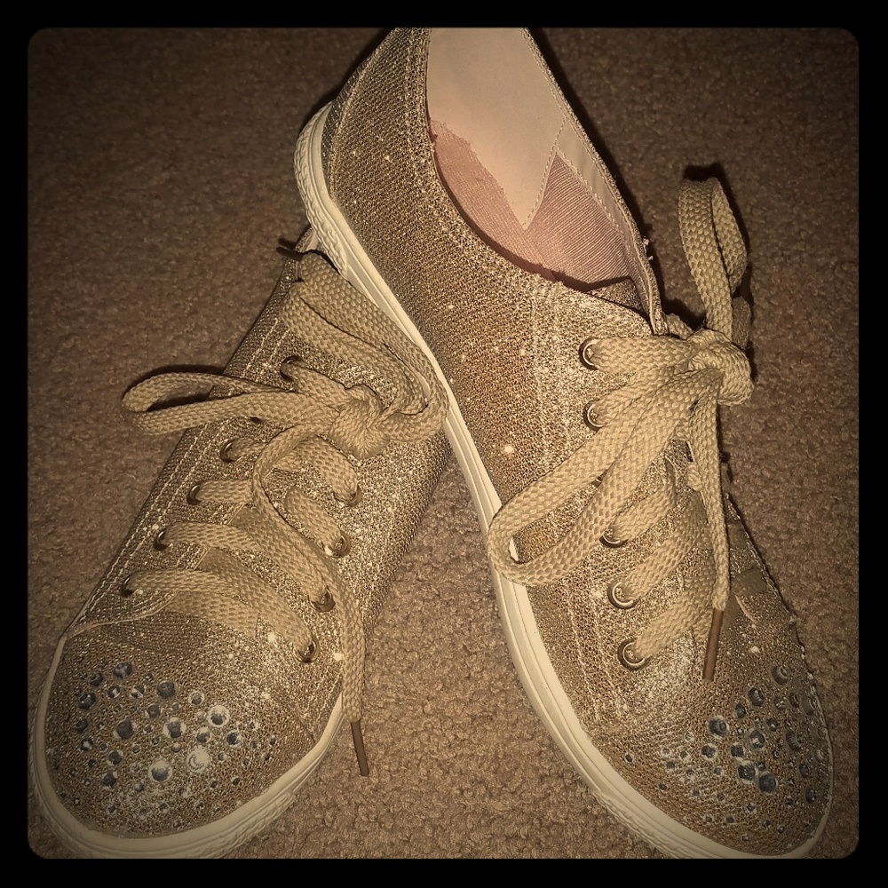 Rose Gold Bling/ Glitter Shoe/ Sneaker